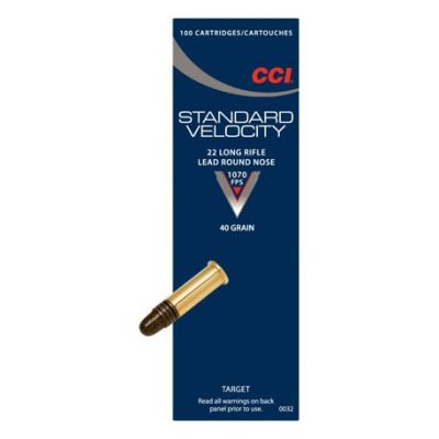 22 LR STANDARD VELOCITY 40 GR LRN